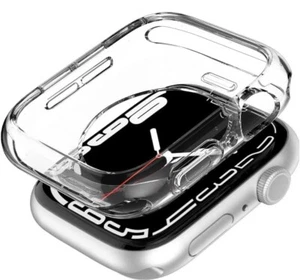 TPUWatch Case IWatch Series 1/2/3/4/5/6/7/8/9,Clear,45MM - Picture 1 of 3