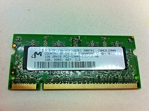 Apple iMac MacBook Pro Memory RAM 1GB PC-5300 DDR2 SO-DIMM 667MHz 200-Pin - 148 - Picture 1 of 1