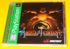 Mortal Kombat 4 (Greatest Hits & Registration) PS1 Game And Manual Only  Tested