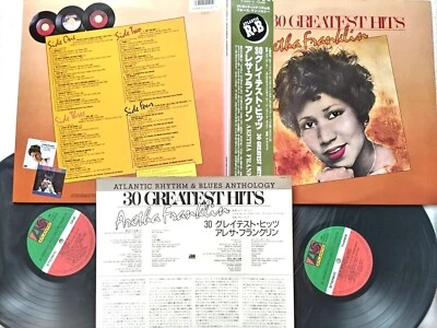 Aretha Franklin / 30 Greatest Hits / 1986 / W/Obi, JAPAN 2 LP P-5223/4. 30Tracks - Image 1 of 4