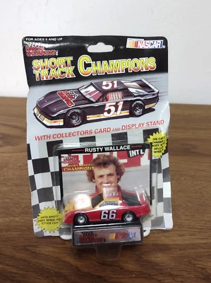 1994 Racing Champions Short Track Champions Rusty Wallace #66 Alugard-DAMAGE N25 - Imagem 1 de 4