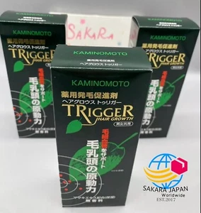 3Pcs Kaminomoto Hair Grow Trigger Hair Regrowth Treatment 180mL× 3 Bottle Japan - Picture 1 of 13