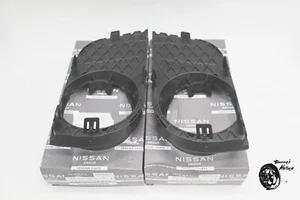 NISSAN Genuine G25 G37 Fog Lamp Panel Trim LH & RH 62257-1NH0A 62256-1NH0A New - Picture 1 of 13