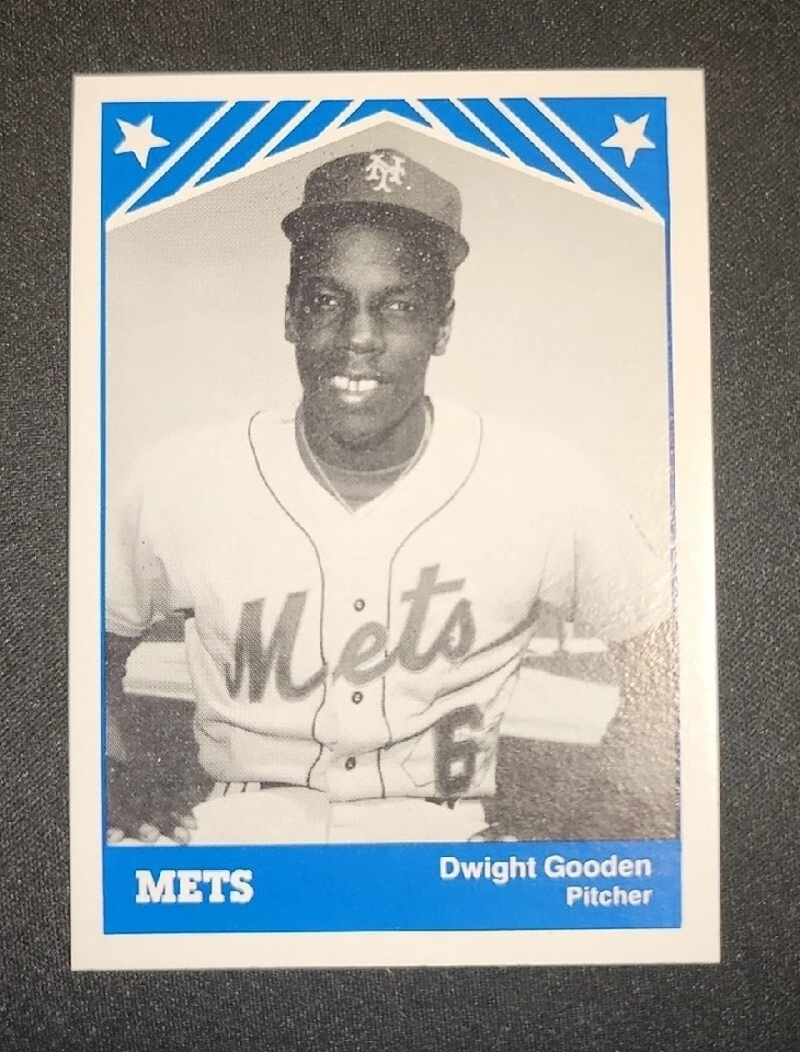 TCMA Lynchburg Mets Dwight 1983 DOC Gooden #10 Minor XRC RC ¡¡Verdadero novato!! RARO! Foto 1 de 2