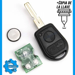LLAVE MANDO 433MHz ID44 5WK4666 PARA BMW 3 E36 E46 5 E39 7 + COPIA DE LA LLAVE - Imagen 1 de 9