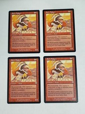 MTG Playset 4x Rock Badger (Mercadian Masques/Red/U) - BGM