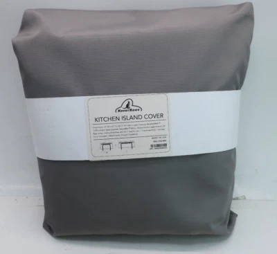 KoverRoos Kitchen Island Cover 33 x 63 x 34.75" Light Charcoal WeatherMax - Image 1 of 4