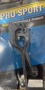 Juego de palancas de embrague de freno HONDA CR250 CR125 92-96 aspecto aluminio/fibra de carbono nuevo sin usar - Imagen 1 de 3