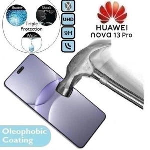 100% Genuine Tempered Glass Screen Protector (Nova13 Pro) For Huawei Nova 13 Pro - Picture 1 of 2