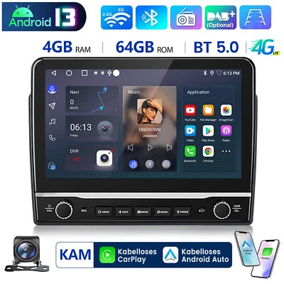 Carplay Android13 Autoradio Für Skoda Fabia 2 2008-2013 GPS Nav BT DAB+ 64G +KAM - Bild 1 von 4