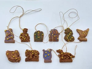 Pre WW2 German Complete Collection Of WHW Clay Donation Constellation Badges - Picture 1 of 9