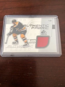 01/02 SPGU Authentic Fabrics Bill Guerin Hockey Card #AF-BG - Picture 1 of 3