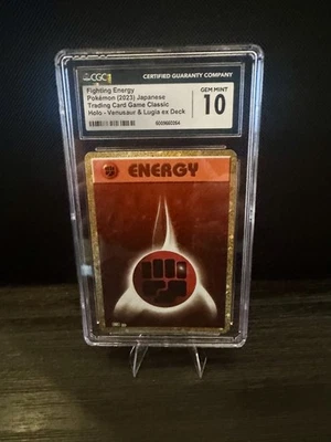 2023 Pokemon Fighting Energy Classic Venusaur & Lugia ex Deck JPN CGC 10 Graded - Image 1 of 2