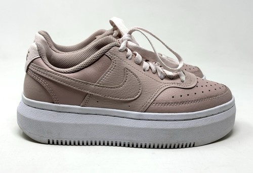 Scarpe da basket Nike da donna Court Vision Alta stringate rosa DM0113 600 taglia 7