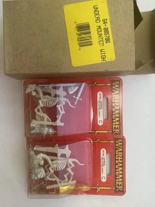 Warhammer Fantasy Old World - Vampire Count Undead - X2 Sealed Mounted Wights - Picture 1 of 1