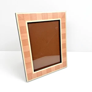 Natalini Intarsien Foto/Bilderrahmen Handarbeit in Italien 5x7" Stand Up Rosa LG - Bild 1 von 4