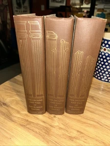 The Decline And Fall Of The Roman Empire Volumes I, II, III Edward Gibbon HC. - Foto 1 di 12