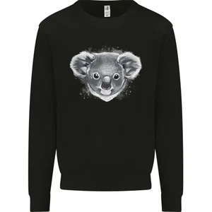 Koala Bear Head Kids Sweatshirt Jumper - Picture 1 of 33