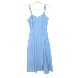 Vintage True Blue Kleid Damen Small Denim Doppelträger 90er Y2K Vintage Western - Bild 1 von 10