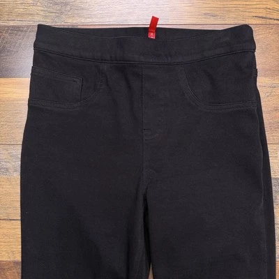 Леггинсы Spanx Jeanish на лодыжке женские маленькие черные эластичные  - Изображение 1 из 4