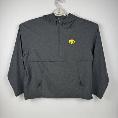 Vantage Iowa Hawkeyes Mens XL Pullover Coat Windbreaker 1/4 Zip Pocket 6105 - Image 1 of 4