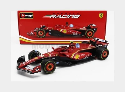 BURAGO 18-16815-S FERRARI - F1 SF-24 TEAM SCUDERIA FERRARI N 55 SEASON 2024 CARL - Immagine 1 di 2