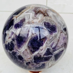 Natural Dream Amethyst Quartz Crystal Sphere Ball Healing 2860g - Picture 1 of 13
