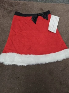 Falda de Papá Noel tejida dorada Planet para mujer talla M roja - Imagen 1 de 5