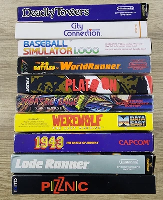 LOTE SOLO CAJA AUTÉNTICA USADA - SIN JUEGOS SIN MANUALES - NINTENDO NES (lote b) Foto 1 de 4