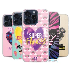 HEAD CASE DESIGNS HEART PATCHES HARD BACK CASE FOR APPLE iPHONE PHONES - Picture 1 of 14