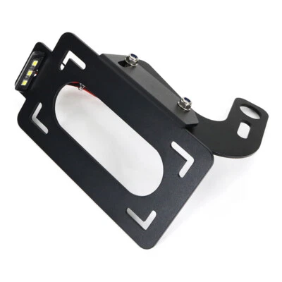 License Plate Tail Tidy Holder Aftermarket Fit For TRIUMPH STREET TWIN 2016-2024 - Imagem 1 de 4