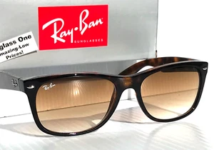 Ray Ban NEW WAYFARER CLASSIC Tortoise Frame Light Brown Sunglass RB 2132 710/51 - Picture 1 of 19