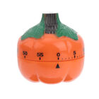 Festive Pumpkin Shaped Kitchen Timer - 60 Min Countdown for Halloween Favors