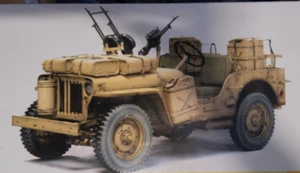 1/6 WWII BRITISH SAS JEEP “ONLY” LRRP RAIDERS DESERT RAT PATROL 12” DID DRAGON - Picture 1 of 19