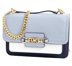 Michael Kors Tasche Handtasche Heather Large Gusset Shoulder Bag Colorblock neu - Bild 1 von 18