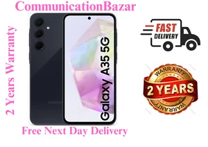 New Sealed Samsung Galaxy A35 Smartphone 128GB/256GB Unlocked 5G Dual Sim 2024 - Picture 1 of 87