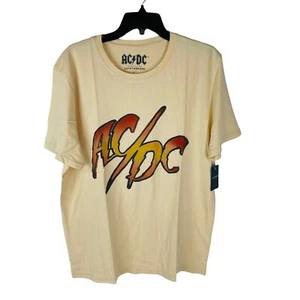 Nueva Camisa Lucky Brand Para Hombres Talla XL Logo AC/DC Banda de Rock Camiseta Tostada Elastizada Nueva con Etiquetas - Imagen 1 de 8