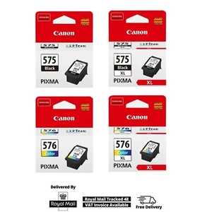 Canon PG-575XL / PG-575 / CL-576XL / CL-576 Ink Cartridge Pixma TS3551i TS3550i - Picture 1 of 7