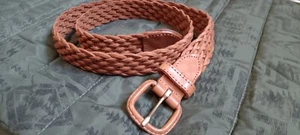 girls leather belt vintage made in taiwan. - Picture 1 of 8