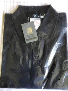 Men's BMW OEM Polo/Golf shirt New w/tags Black size L logo on the sleeve - Picture 1 of 4