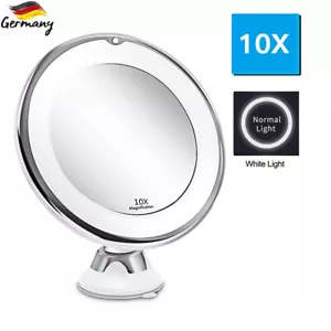 Specchio per trucco specchio cosmetico specchio da barba ingrandimento 10x specchio DHL - Foto 1 di 12