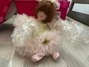Marie Osmond Peace Rose Bud Tiny Tot Porcelain Doll New In Box - Picture 1 of 9
