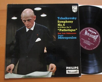 SABL 104 ED1 Tchaikovsky Symphony no. 6 Mitropoulos Philips Hi-Fi Stereo 1st EX - Image 1 of 4