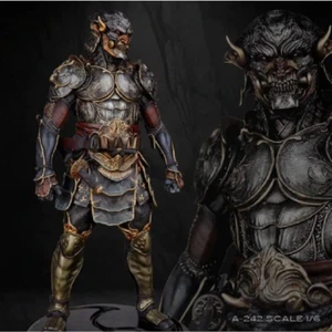 1/6 300mm Resin Model Kit Japanese Samurai Demon (with base) Unpainted - Picture 1 of 3