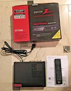 Zenith Model DTT900 Digital TV Tuner Converter Box With Remote