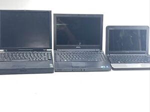 Lot Of 3 Laptops Dell Vostro 1220, Inspiron Mini, Inspiron 3200
