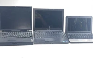 Lot Of 3 Laptops Dell Vostro 1220, Inspiron Mini, Inspiron 3200 - Picture 1 of 12