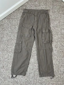 Ronning London Streetwear Military Everyday Utility Cargo Cotton Pant Size 28 - Picture 1 of 14