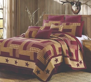 Virah Bella - Homestead Red - Lightweight Reversible Quilt Set - Picture 1 of 8