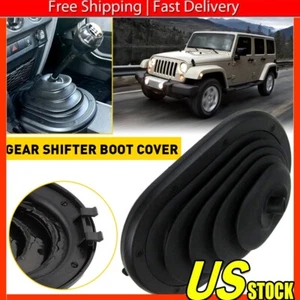 Manual Transmission Gear Shifter Boot Shift Cover For Jeep Wrangler JK 2007-2010 - Picture 1 of 9